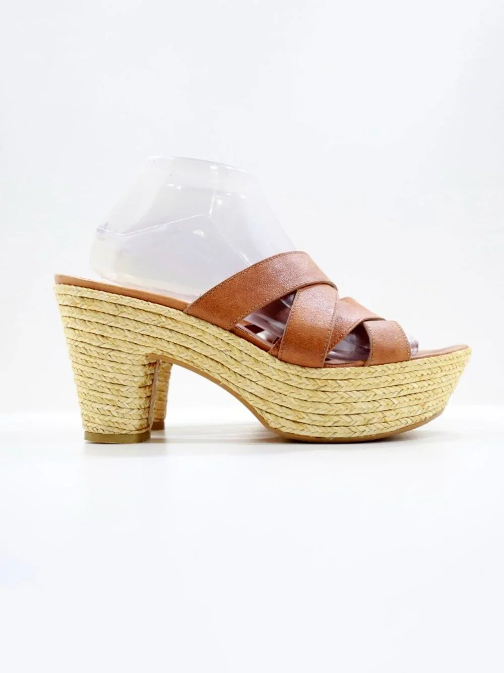 Stewart Weitzman Brown Leather Strappy 4